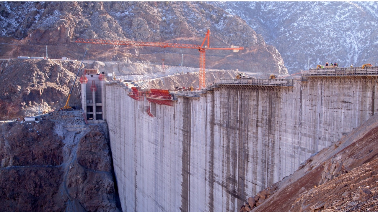 How is a dam constructed?