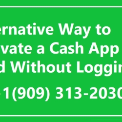 Alternative way to activate a Cash App card without logging in