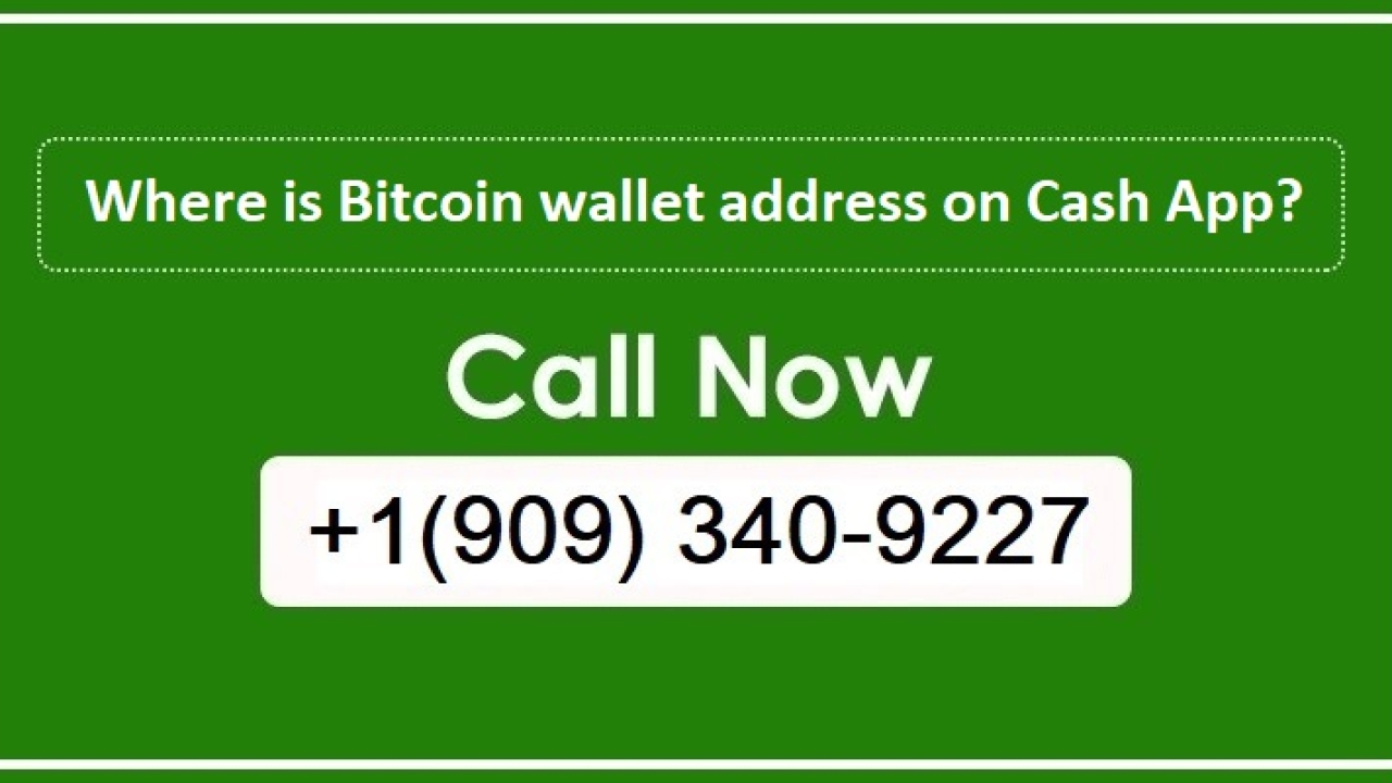 Where is Bitcoin wallet address on Cash App?