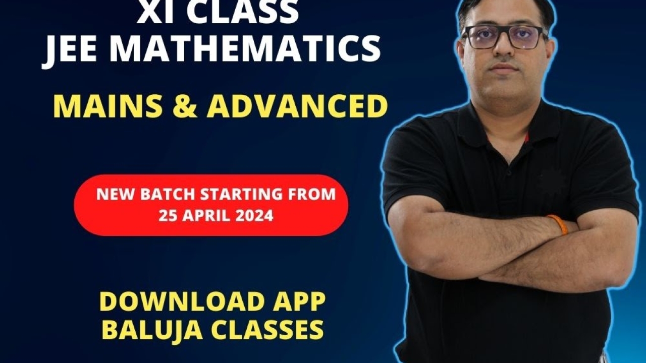 Online Maths Classes for IIT JEE: Baluja Classes