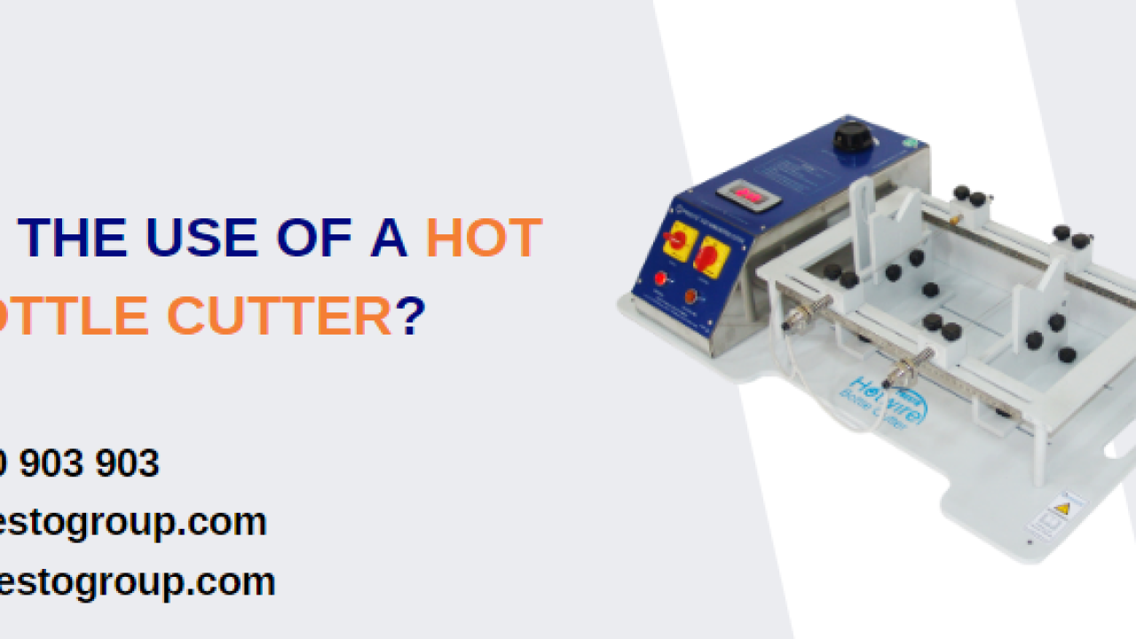 What is the use of a hot wire bottle cutter?