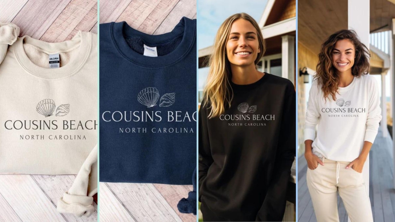 Chasing Waves, Making Memories: The Trendy Cousins Beach Sweatshirt Chronicles!