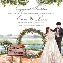 Christian Wedding Invitation