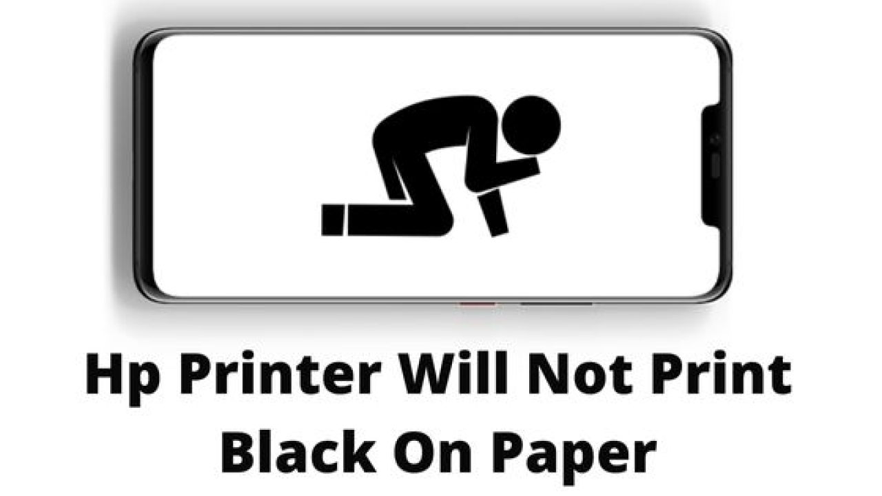 Hp Printer Will Not Print Black On Paper