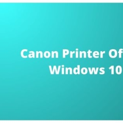 How To Fix If Canon Printer Offline Windows 10?