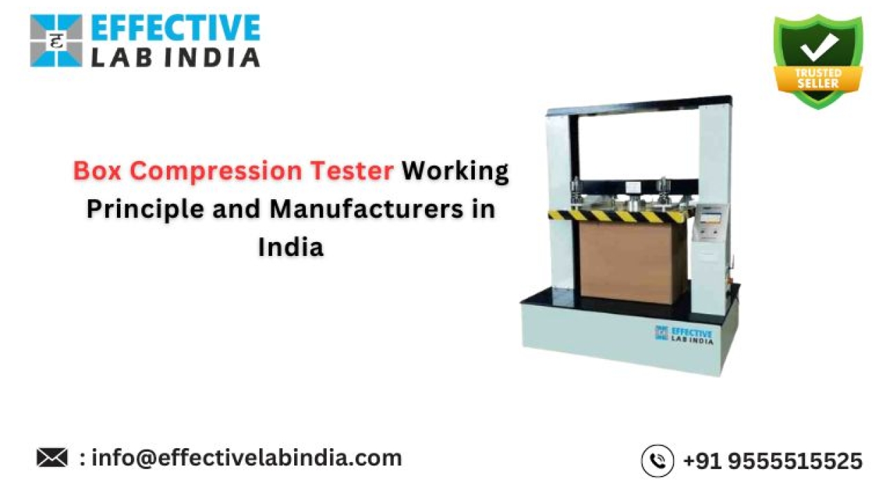 Box Compression Tester Working Principle and Manufacturers in India