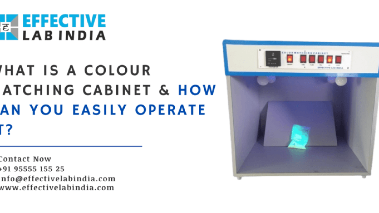 What Is A Colour Matching Cabinet & How Can You Easily Operate It?