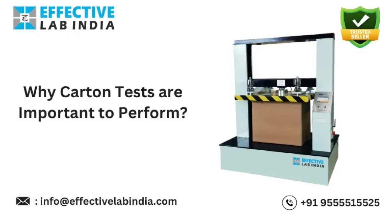 Why Carton Tests are Important to Perform using Box Compression Tester?