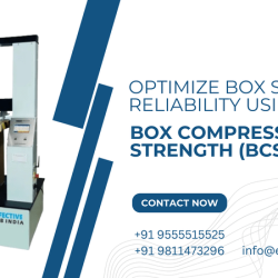 Optimize box shipping reliability using a Box Compression Strength (BCS) tester