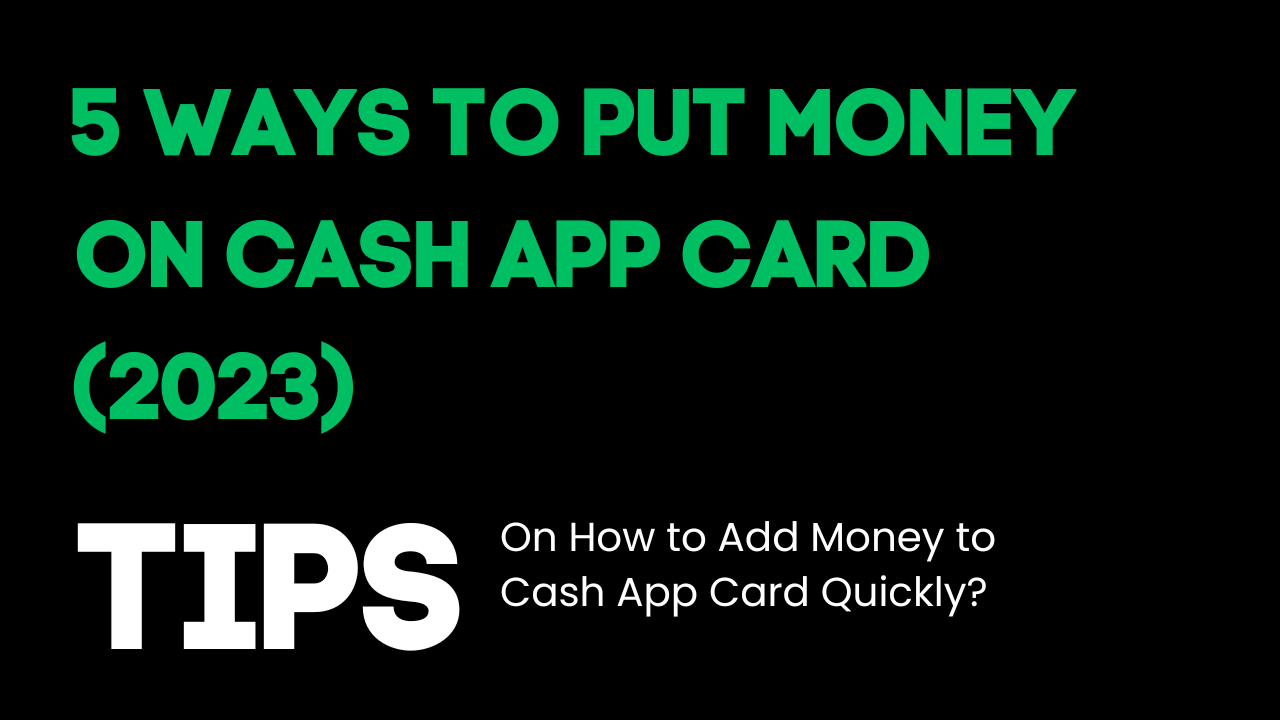 Stay Funded: Discover 5 Ways to Add Money to Your Cash App Card