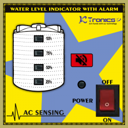 Simple water level indicator with a buzzer