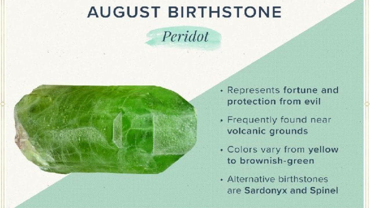 Everything To Know About the August Flower and Birthstone