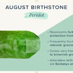 Everything To Know About the August Flower and Birthstone