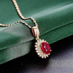 Ruby Flares: July Birthstone Eminence in Real Silver Delicacy