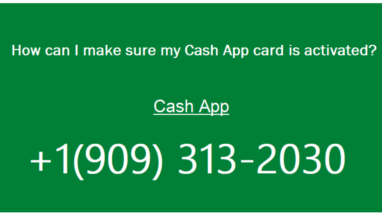 How can I make sure my Cash App card is activated?