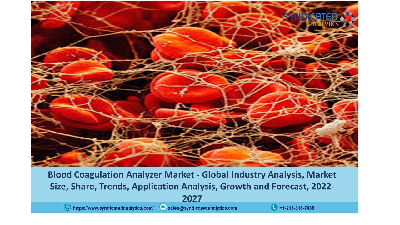 Blood Coagulation Analyzer Market Share 2022: Size, Industry Analysis, Growth, Price Trends and Forecast till 2027 | Syndicated Analytics