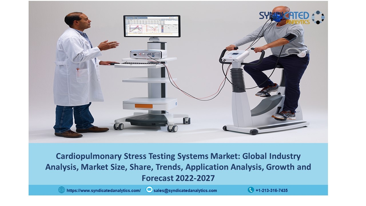 Cardiopulmonary Stress Testing Systems Market Research Report: Size, Share, Upcoming Trends, Growth, Regional Analysis and Forecast 2022-2027 | Syndicated Analytics