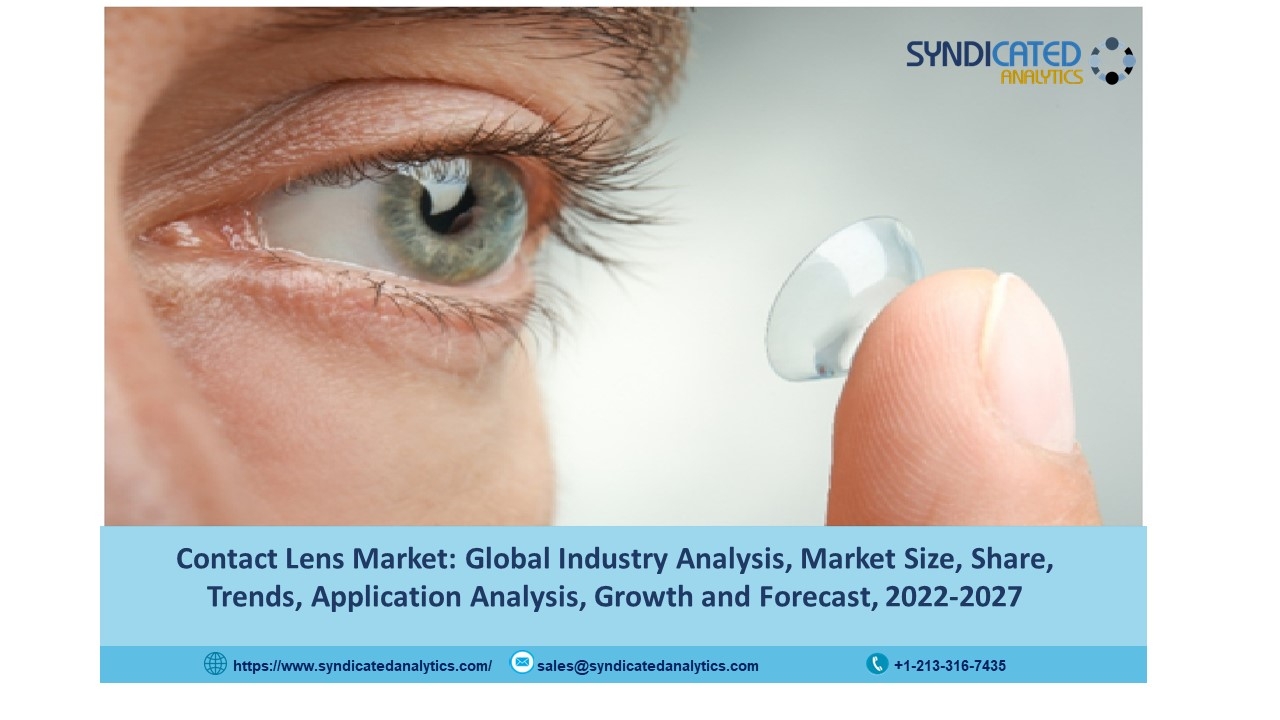 Contact Lens Market Growth 2022: Price Trends, Industry Analysis, Size, Share and Forecast till 2027| Syndicated Analytics