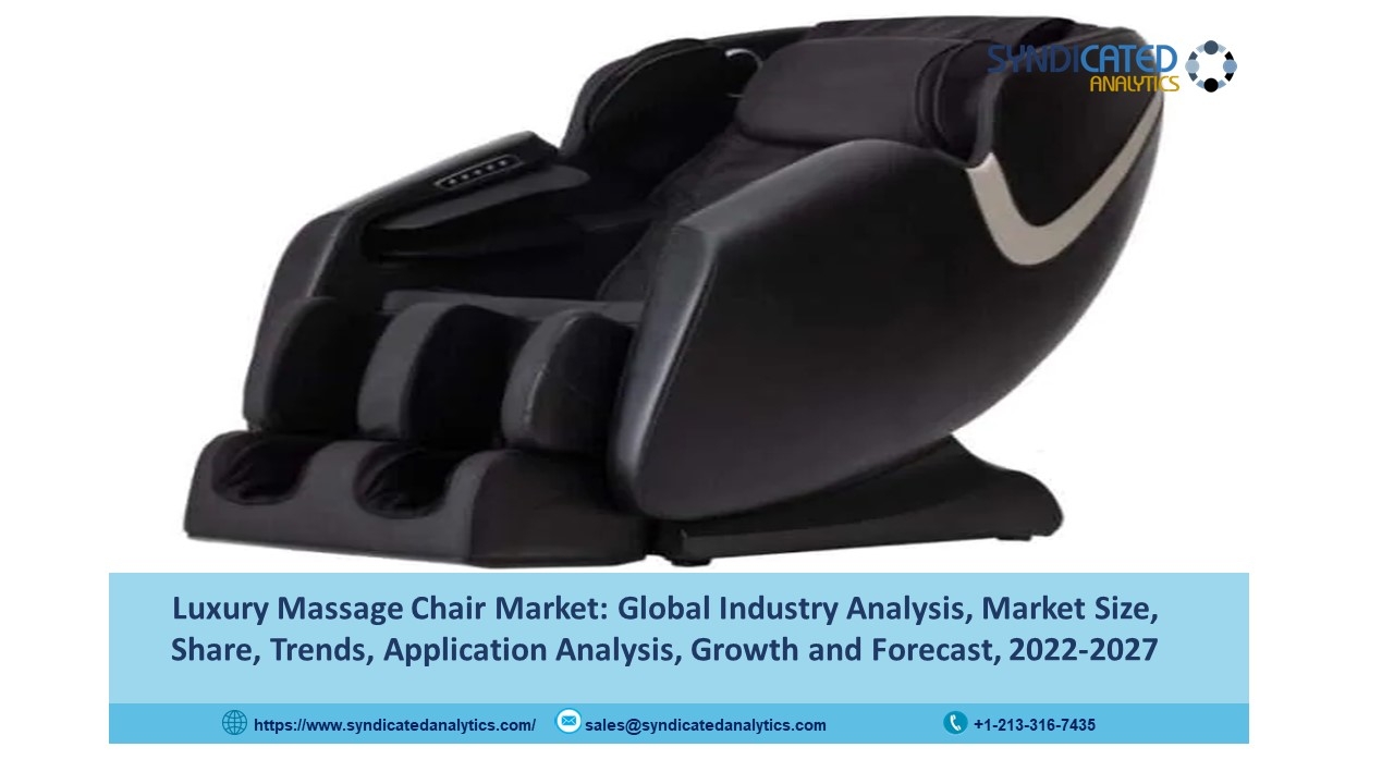 Luxury Massage Chair Market 2022: Worldwide Overview By Industry Size, Market Share, Future Trends, Growth and Forecast till 2027 | Syndicated Analytics