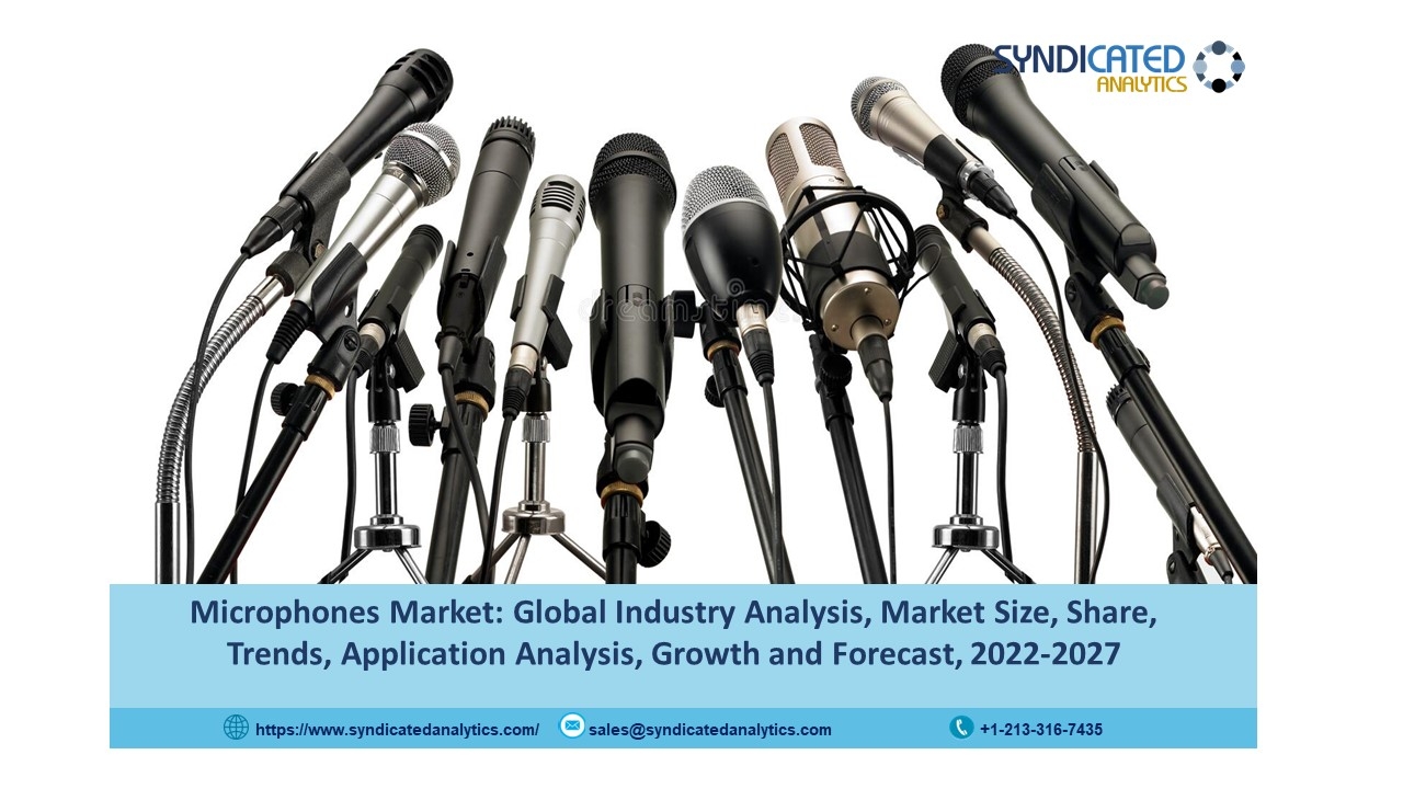 Microphones Market Share 2022: Regional Analysis, Size, Upcoming Trends, Demand, Industry Overview and Forecast 2027| Syndicated Analytics