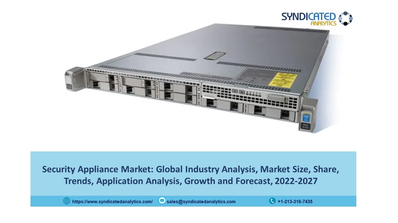 Security Appliance Market Share 2022: Size, Industry Analysis, Price Trends, Growth and Forecast till 2027 | Syndicated Analytics