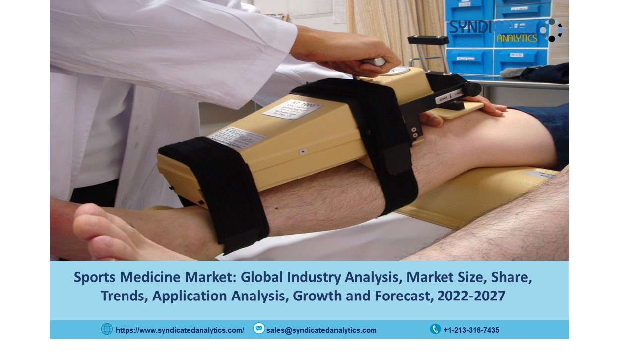 Sports Medicine Market Report 2022: Size, Share, Price Trends, Growth, Industry Analysis, Opportunities and Forecast till 2027 - Syndicated Analytics