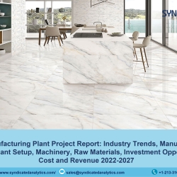 Tiles Manufacturing Plant Cost Analysis 2022-2027 | Syndicated Analytics