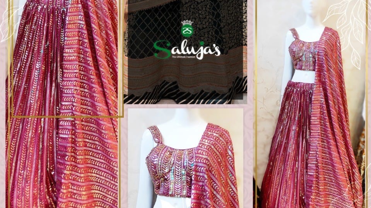 Buy Bridal Lehenga online at Saluja Store Ludhiana