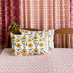 Indulge in Soma Blockprints Pillow Covers: Pure Cotton Luxury