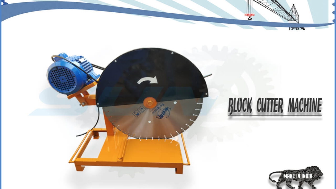 Block Cutter Machine : Price, Sale, Block Cutter Blade, Paver Block Cutting and Hydraulic Block Cutter Machine Manufacturer in Ahmedabad | Sunind.in