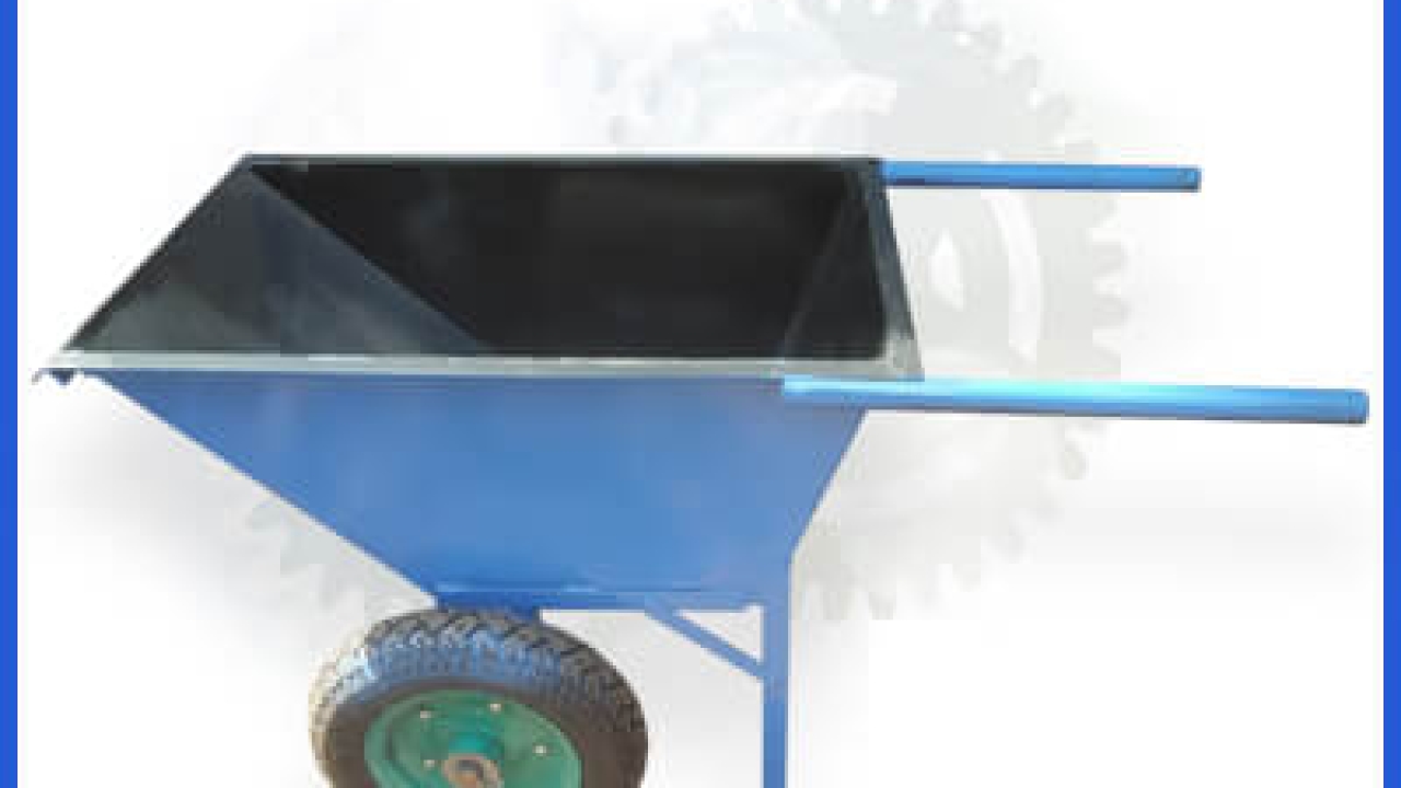 Wheel Barrow Double : Price, Sale, Four Wheel Trolley, Scooter Solid Tyre, Wheel Barrow Single Machine Manufacturer in Ahmedabad | Sunind.in