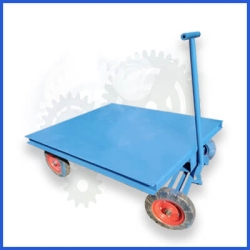 Four Wheel Trolley : Price, Sale, Scooter Solid Tyre, Wheel Barrow Single and Double Machine Manufacturer in Ahmedabad | Sunind.in