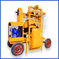 Hoist Mixer Concrete Machine : Price, Sale, Weigh Batcher, Hydraulic, Mechanical, Without Hooper Full Bag and Half Bag Machine Manufacturer in Ahmedabad | Sunind.in