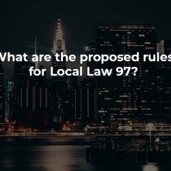 Proposed Rules for Local Law 97