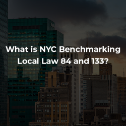 What is nyc benchmarking local law 84 and 133?